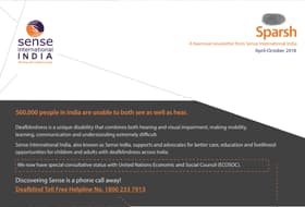 News Letter of Sense International India