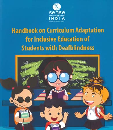 Cover page of Handbook on Curriculum Adaption for Inclusive Education of Students with Deafblindness