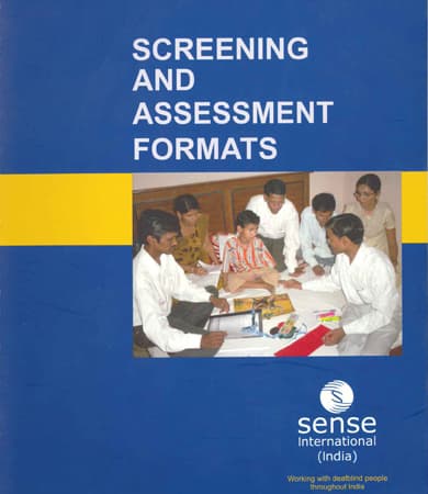 Cover page of Screening and Assessment Formats